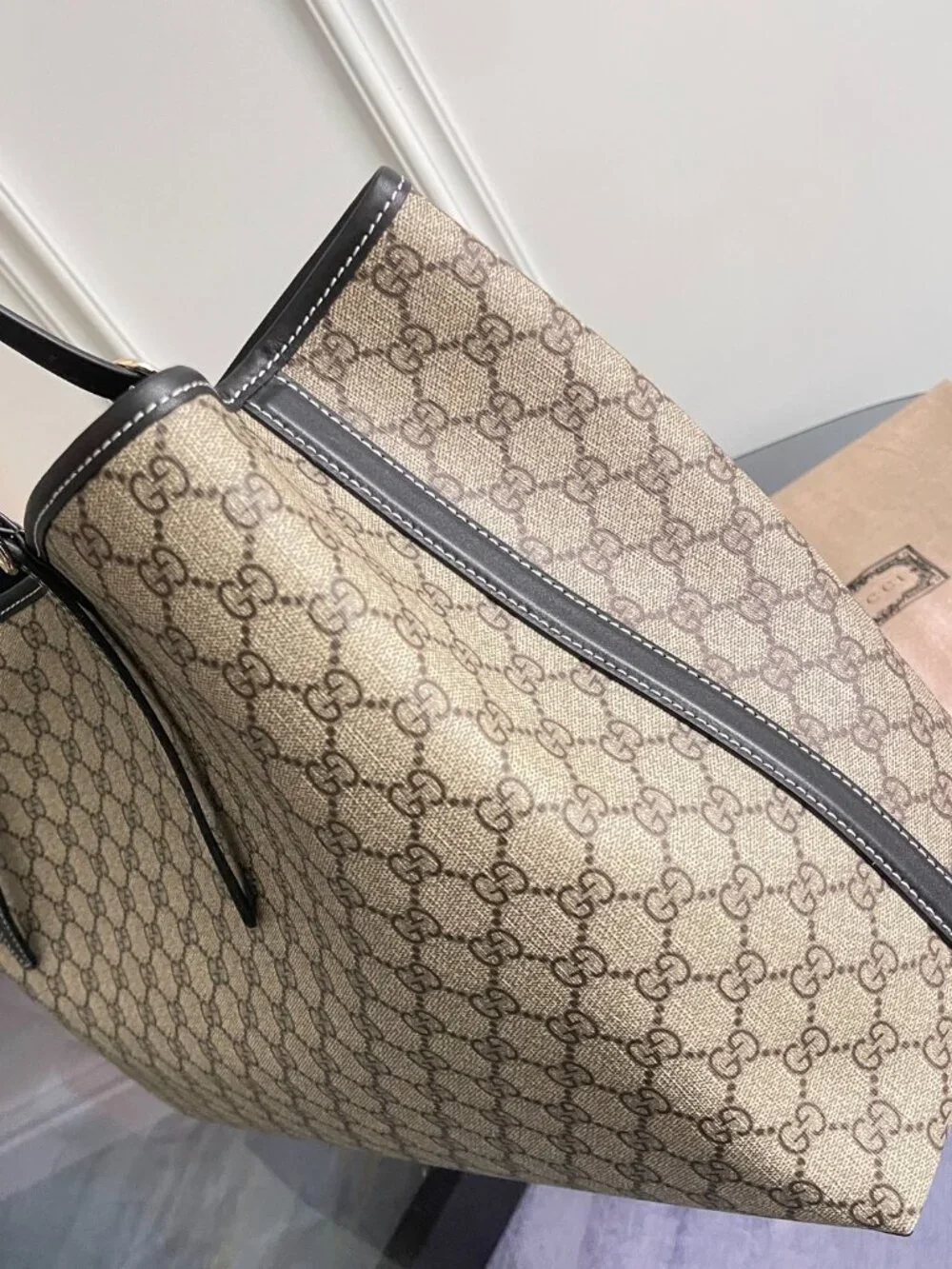 Gucci GG Emblem Maxi Tote Bag